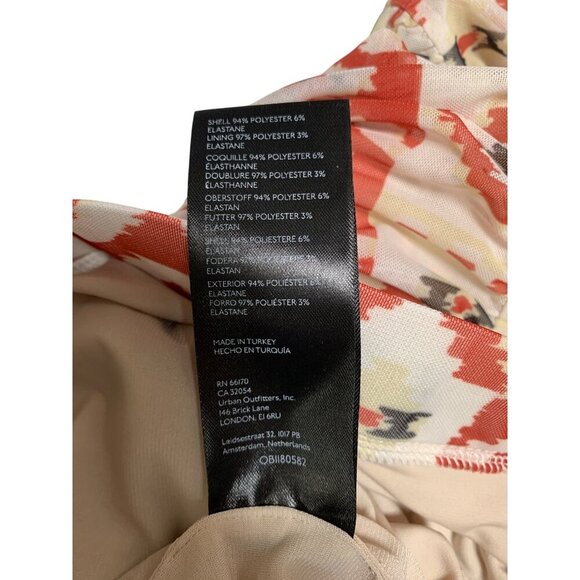 Nordstrom Geometric Print Ruched Skirt Medium - Picture 7 of 7